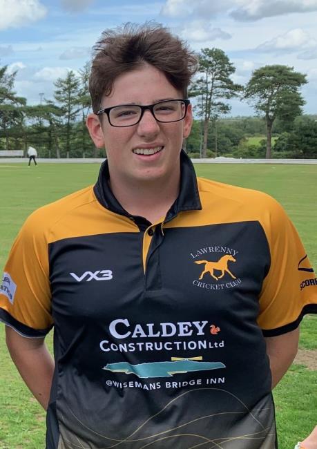 Oscar Lewis - runs and wickets for Lawrenny in a low scoring game Oscar Lewis - runs and wickets for Lawrenny in a low scoring game